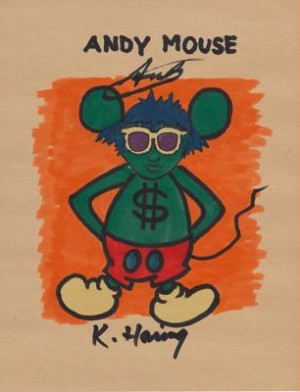 Andy Mouse by Keith HARING