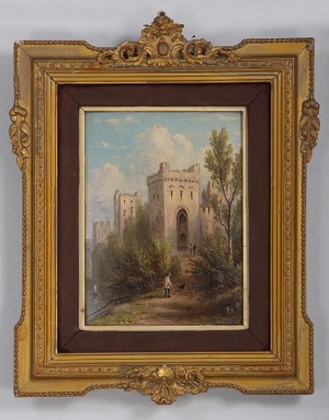 Chepstow Castle Wales by William Rickarby MILLER