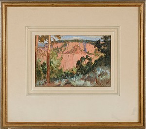 Bergslandskap by Carl Oscar BORG