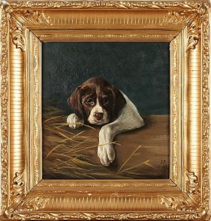 Hundporträtt by Johan Von HOLST