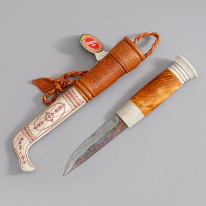 Samekniv by Hans Mikael (Sami Artist) SUNNA - auction artwork with signature