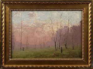 Hyde Park, London by Wilhelm HJORTH