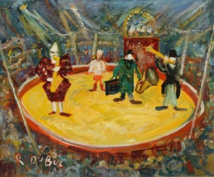 Le Cirque by Roland DUBUC - auction artwork with signature