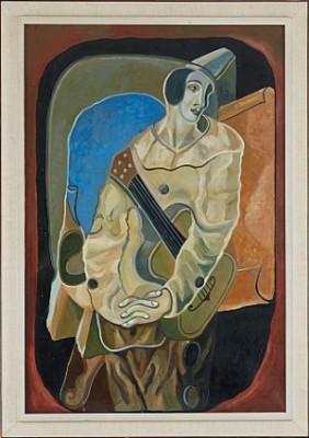 Kopia Efter: Motiv Med Pierrot by Juan GRIS