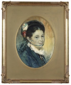 Fru Hulda Hæggström by Anders ZORN