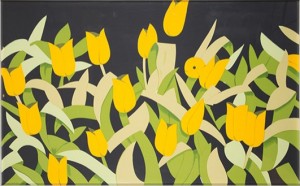 Yellow Tulips by Alex KATZ