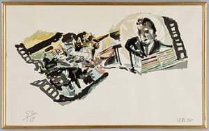 Komposition Med Figurer. by Malcolm MORLEY