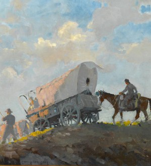 Wagon Train by Carl Oscar BORG