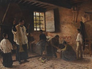 The Blessing by Federico BERNAGOZZI - auction artwork with signature