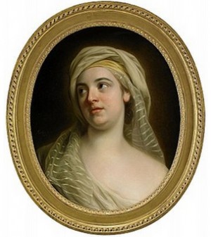 Dam I Turban Och Vit Slöja - Bröstbild by Alexander ROSLIN