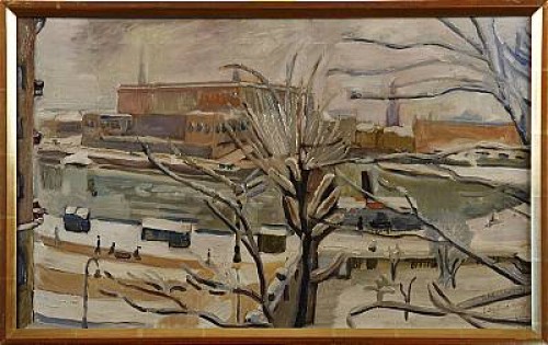 Stockholmsvy - Slottet by Bernhard NEUMAN