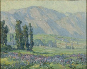 Mount Lowe And Lupines by Benjamin Chambers BROWN