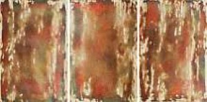 Blood And Glitter, Triptyk by Morten VISKUM - auction artwork with signature