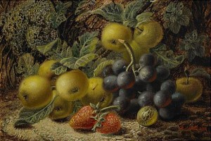 (2) Stilleben Med Druvor, äpplen Och Päron by Oliver CLARE
