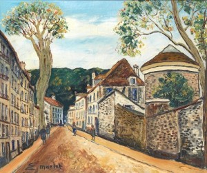 Street Scene by Elisee MACLET