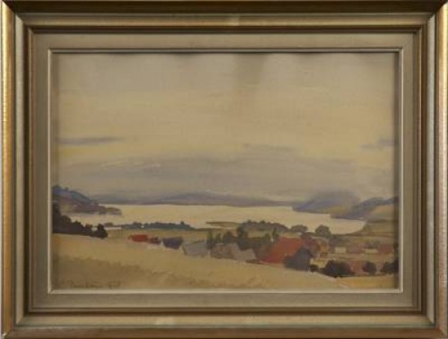 Abentlandschaft Obertrumer See by Emil BEISCHLÄGER - auction artwork with signature