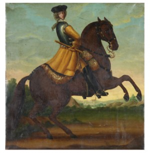 Ryttarporträtt - Karl Xii by David Von KRAFFT