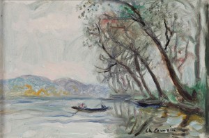 Barque Sur La Seine à Herblay by Charles CAMOIN