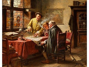 Niederländisches Interieur by Fritz WAGNER