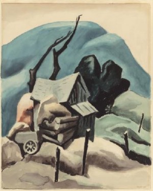 Taney County Barn by Thomas Hart BENTON