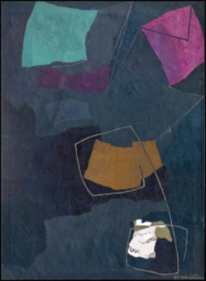 No 4 Vihreä by Kauko HÄMÄLÄINEN - auction artwork with signature