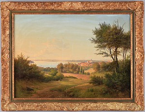 Vy över Vik Och Stad by Andreas JUUEL