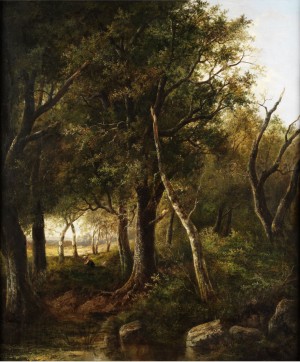 Waldlandschaft by Joseph THORS