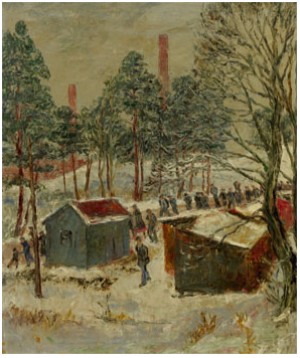 Hemfärd Från Fabriken by Paul SPEISER - auction artwork with signature