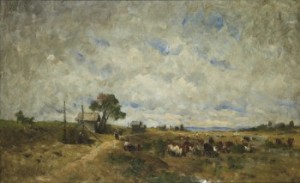 Vallflickor Med Boskap by Olof ARBORELIUS
