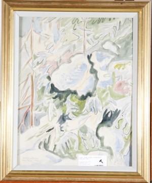 Bruksvallarna by Ellen PALM - auction artwork with signature