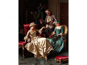 Das Bewunderte Geschenk by Pio RICCI - auction artwork with signature