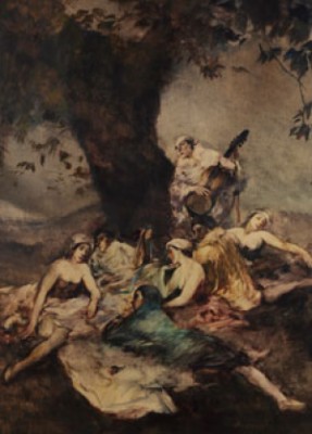 The Serenade by Oskar LARSEN