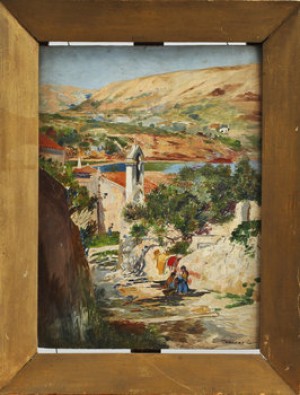 Landskap by Herrer CEZAR - auction artwork with signature
