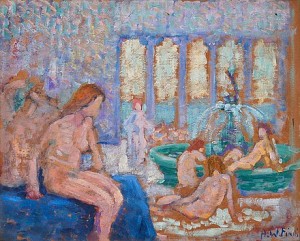 Scene From A Harem by Alfred William FINCH