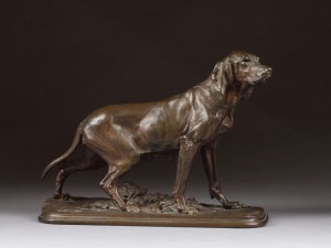 Chienne Française (belotte) by Pierre Jules MENE