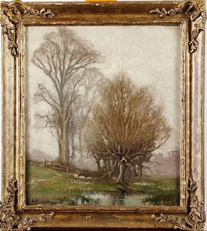 ... Willows by Arthur De BREANSKI - auction artwork with signature