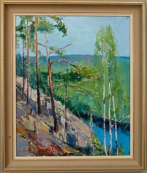 Sommarlandskap by Unto LIETTYÄ - auction artwork with signature