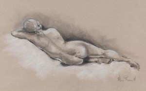 Nude by Alice Russell GLENNY - auction artwork with signature