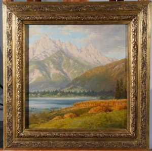 Alpvy by Fritz PAPLHAM - auction artwork with signature