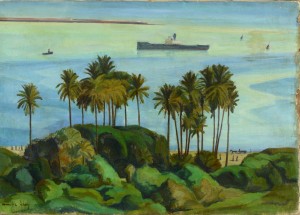 Paysage Aux Palmiers by Camille LEROY