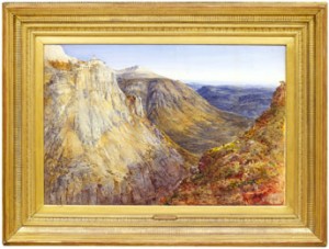 Les Gorges Du Loup by Bernard Walter EVANS - auction artwork with signature