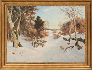 Vinterlandskap by Harald PRYN