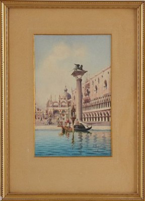Venedigmotiv by Umberto ONGANIA - auction artwork with signature
