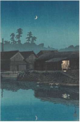 Shinso, Machi, Enshu by Kawase Bunjiro HASUI