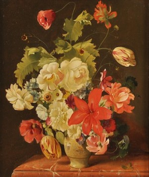 Flowers by Franz Xaver WOLF