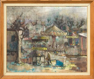 På Tivoli by Guy CAMBIER - auction artwork with signature