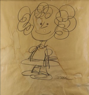 Frieda by Charles Monroe SCHULZ - auction artwork with signature