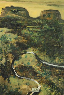 Paesaggio Umbro [umbrian Landscape] by Eugene Gustavovitch BERMAN - auction artwork with signature