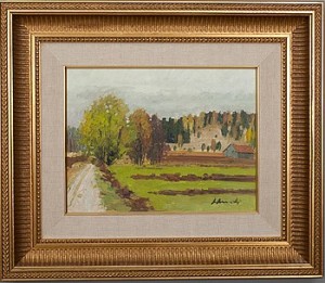 åkervy by Armas HURSTI - auction artwork with signature