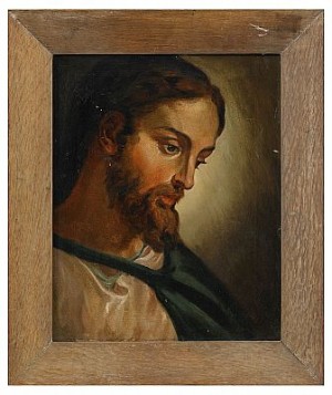 Kristus I Halvprofil by Théodore CHASSERIAU - auction artwork with signature